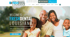 Desktop Screenshot of freshdentallouisiana.com